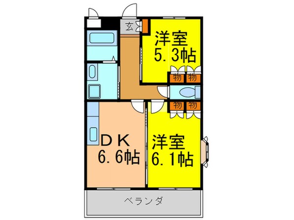 クレア－トの物件間取画像